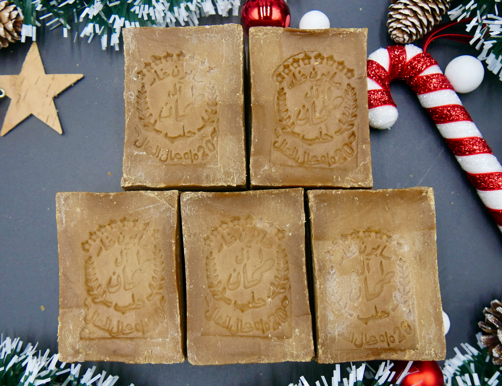 Original-Aleppo-Seife, 5, 6, 8, 10, 12, 20, 24, 30, 40 , 50, 60, 100% Lorbeeröl, ca.1 Kg, VEGAN, Handgemacht