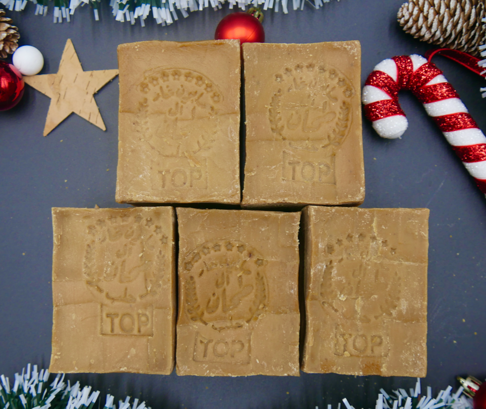 Original-Aleppo-Seife, 5, 6, 8, 10, 12, 20, 24, 30, 40 , 50, 60, 100% Lorbeeröl, ca.1 Kg, VEGAN, Handgemacht