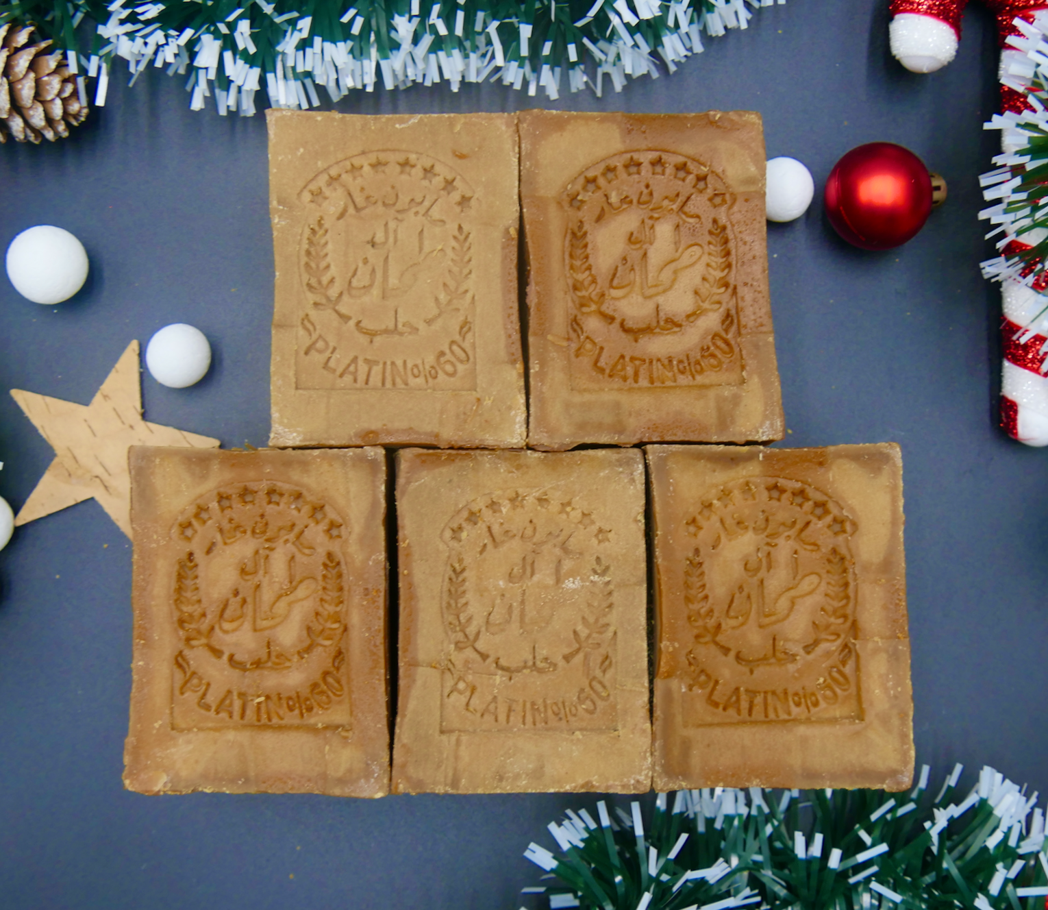 Original-Aleppo-Seife, 5, 6, 8, 10, 12, 20, 24, 30, 40 , 50, 60, 100% Lorbeeröl, ca.1 Kg, VEGAN, Handgemacht