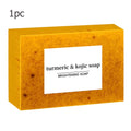 Revitalize Your Skin with 100G Handmade Turmeric & Lemon Kojic Acid Soap - Ideal for Deep Cleansing and Brightening