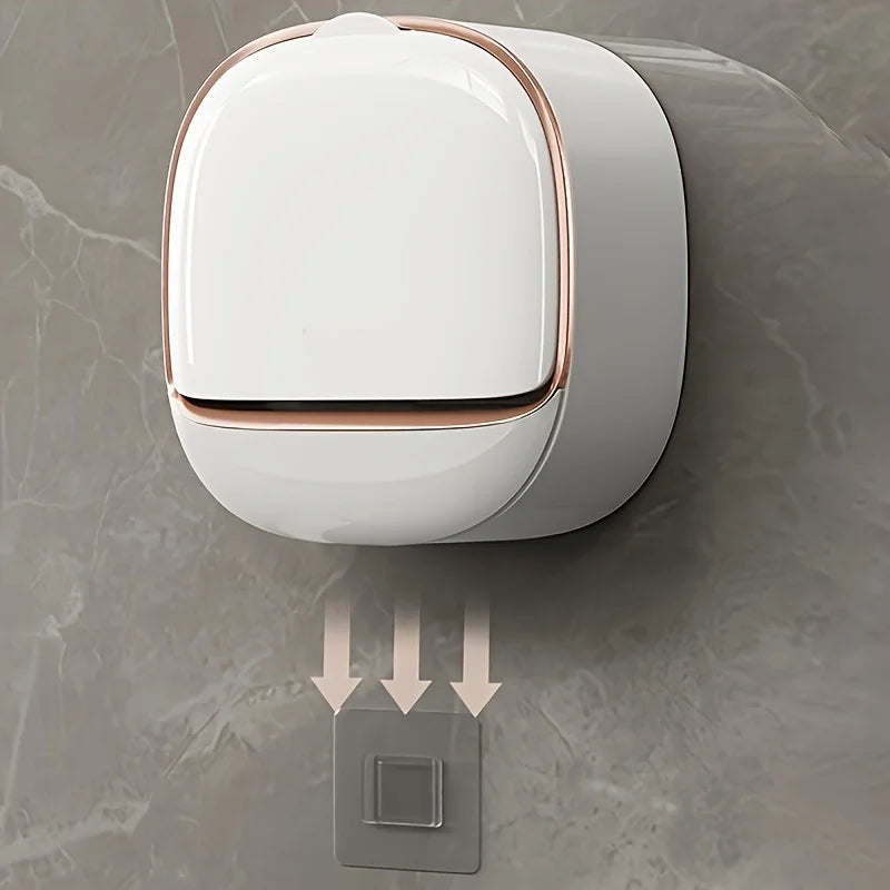 Elevate Your Bathroom with Our Stylish Wall-Mounted Soap Box - Keep Soap Dry and Accessible!