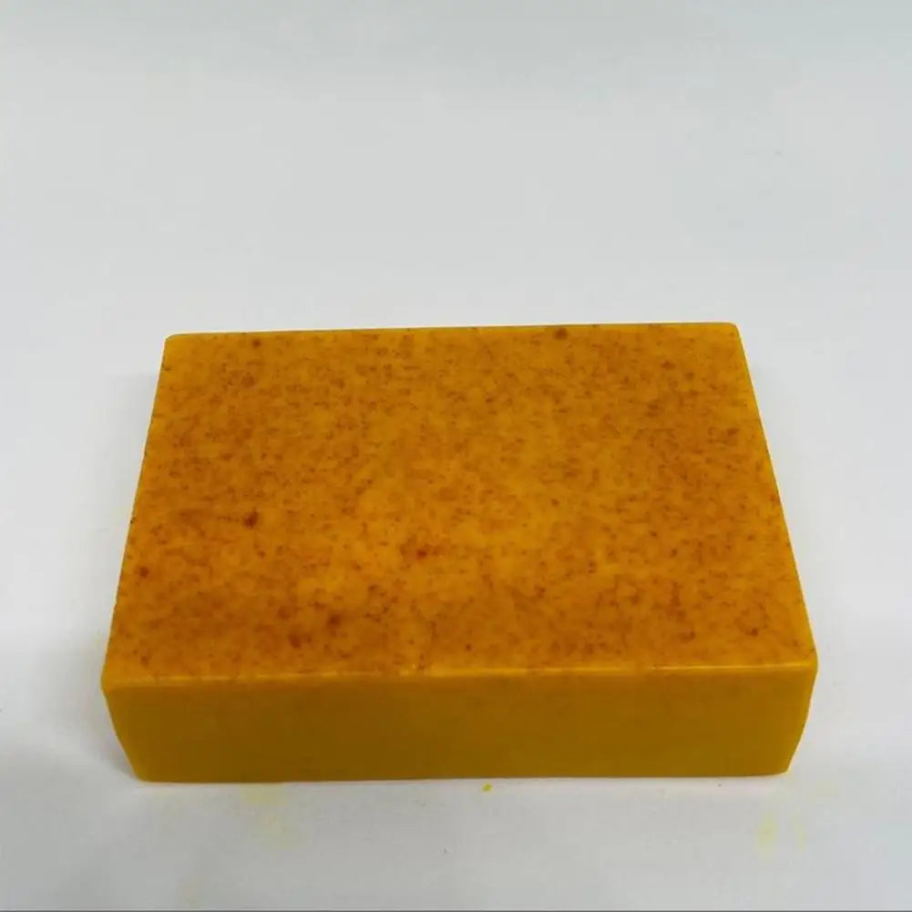 Revitalize Your Skin with 100G Handmade Turmeric & Lemon Kojic Acid Soap - Ideal for Deep Cleansing and Brightening