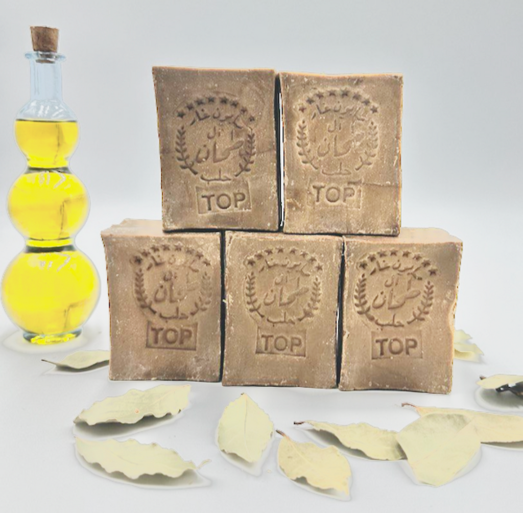 Original-Aleppo-Seife, 30% Lorbeeröl, 70% Olivenöl, 1Kg, VEGAN, Handgemacht