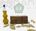 6 Stück, Aleppo-Seife (6x 1/2 St.) 6,8,12% Lorbeeröl, ca.600g
