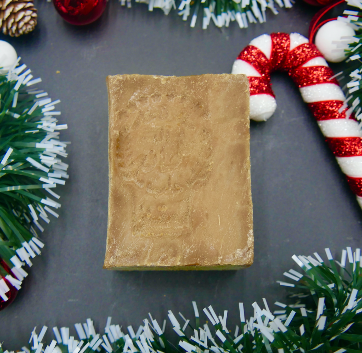 1 Stück, Original-Aleppo-Seife, 10% Lorbeeröl, 90% Olivenöl, ca.200g, VEGAN, Handgemacht