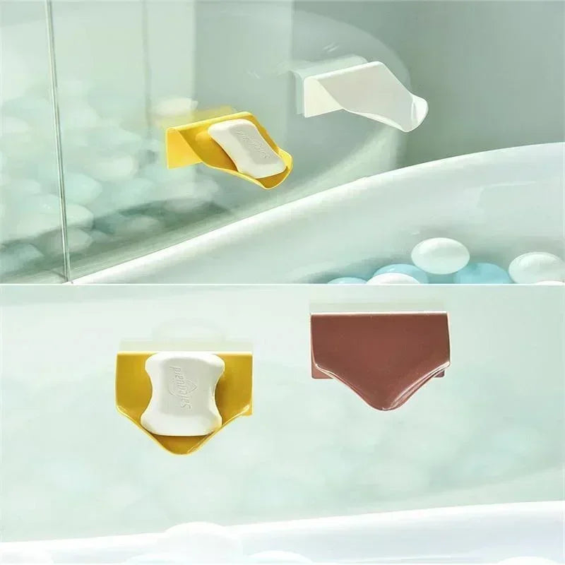 Transform Your Bathroom with the Wall-Mounted Self-Draining Soap Holder - Stylish and Practical Storage Solution